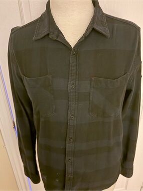 Element Men's Black Button-Down Shirt